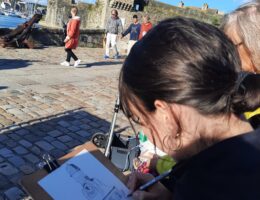 pascale-bodin-carnettiste-finistere-patrimoine-concarneau-ville-close